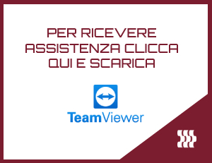 Bisogno di assistenza? Scarica Teamviewer